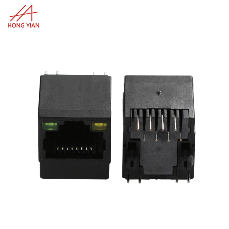 Разъем RJ45 Black Network Jack-Кабельная сборка разъем производитель ...