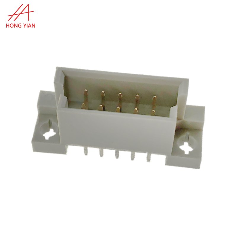 2.54mm DIN41612 Dual Row 180 Deg Male 10-Pin