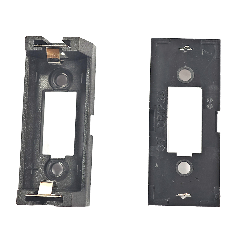 2/3 AA Circuit Board PCB Through-hole Pin Cell Holder 3V CR123A Battery Holder
