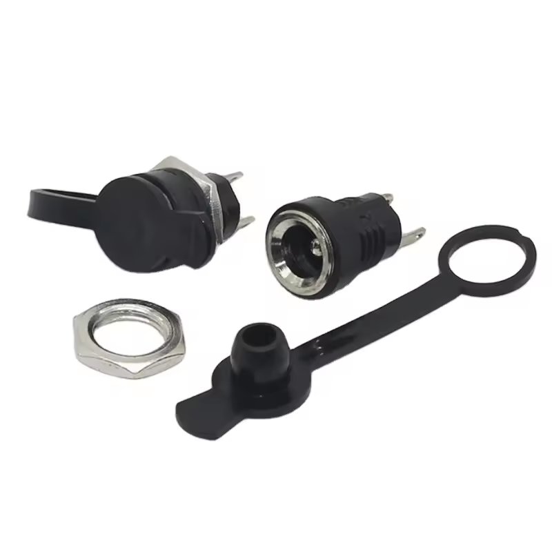 DC022B 2-Pin DC Power Socket 5.5x2.1mm Vertical Female Pcb Mount DC Power Connector
