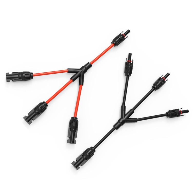 1 To 3 Solar Y Branch Connector IP67 PV Cable