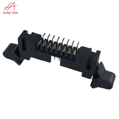 2.54mm Dual Row SMT 16-Pin Black Ejector He...