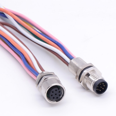 IP67 M8 8 Pin Male Connector with 5m Cable...