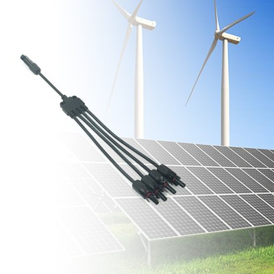 1 To 4 Solar Y Branch Cable Harness PV Wire...