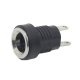 DC022B 2-Pin DC Power Socket 5.5x2.1mm Vertical Female Pcb Mount DC Power Connector