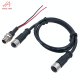 IP68 Waterproof 2 Pin M12 Circular Power Data Cable Wire Plug Connectors