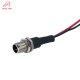 IP68 Waterproof 2 Pin M12 Circular Power Data Cable Wire Plug Connectors
