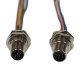 M12 M8 IP68 Waterproof Sensor Connector - 4-8 Pin Male Female With Cable
