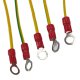 Ground Wiring Harness - M4 M5 Crimp Terminal Gold Plated Assembly
