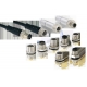 M8 Copper PCB Connector 3 4 8 Pin IP67 Panel Mount